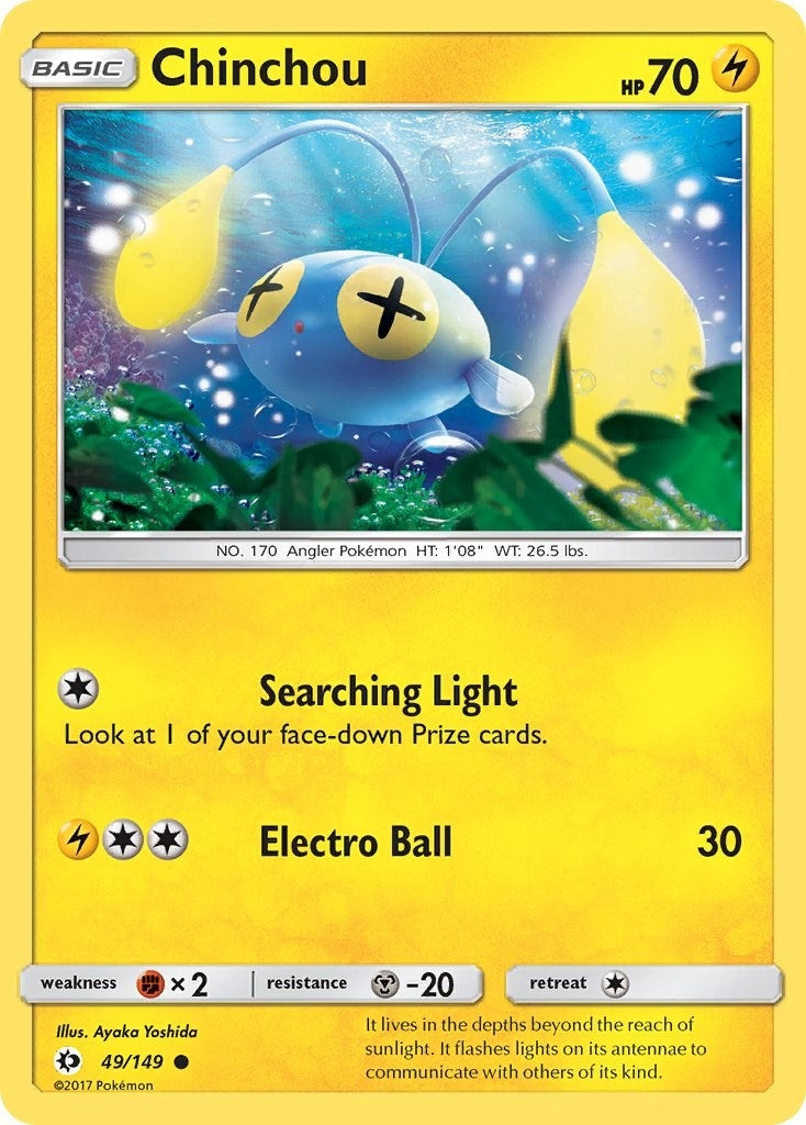 Image for Chinchou (49/149) [SM Base Set] - Pokemon