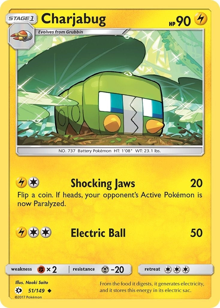 Image for Charjabug (51/149) [SM Base Set] - Pokemon