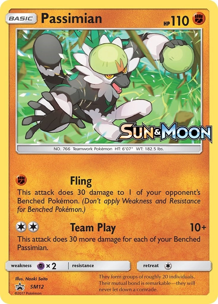 Image for Passimian - SM12 (Prerelease) (SM12) [SM Promos] - Pokemon