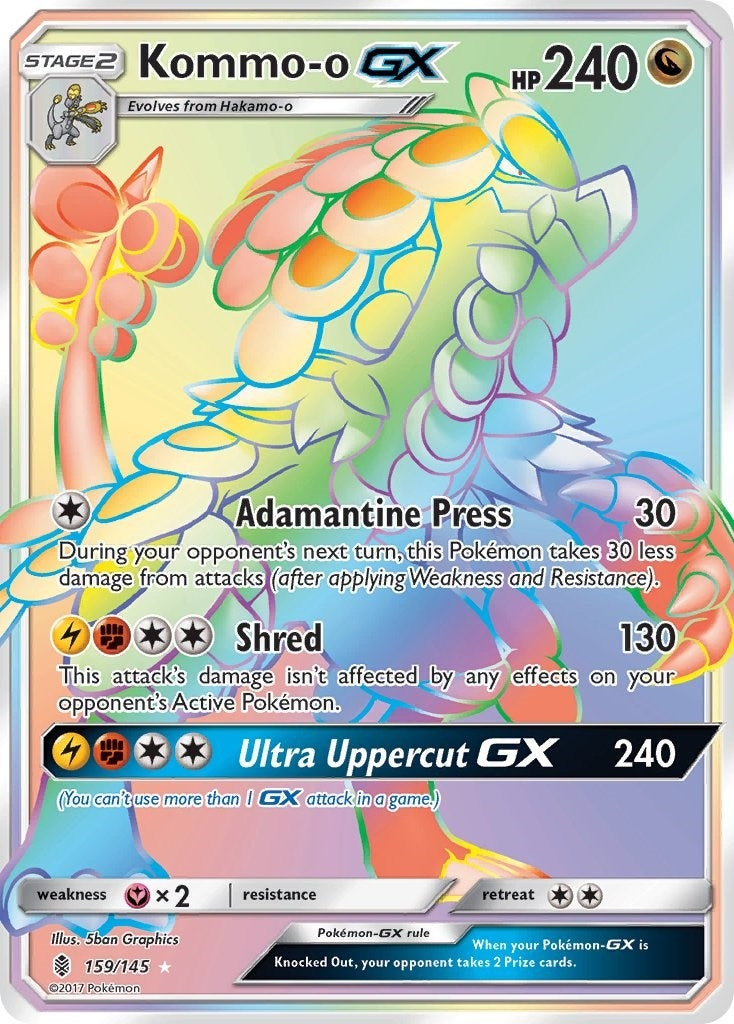 Image for Kommo-o GX (Secret) (159/145) [SM - Guardians Rising] - Pokemon