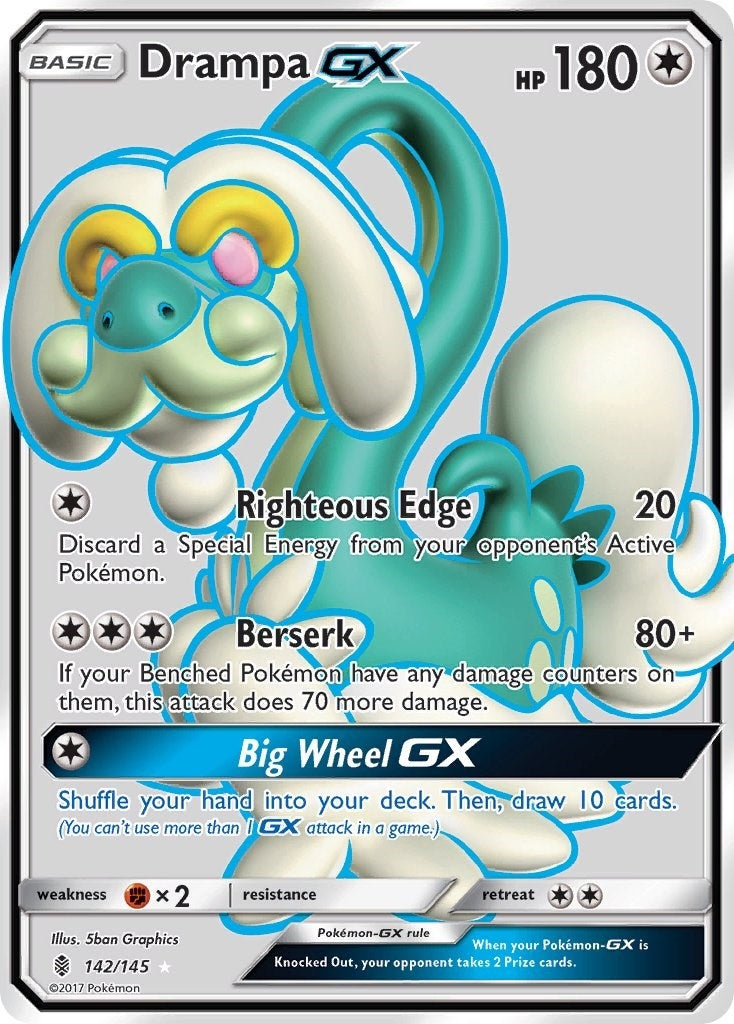 Image for Drampa GX (Full Art) (142/145) [SM - Guardians Rising] - Pokemon