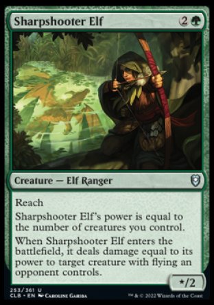 Sharpshooter Elf (253) (Commander Legends: Battle for Baldur's Gate)