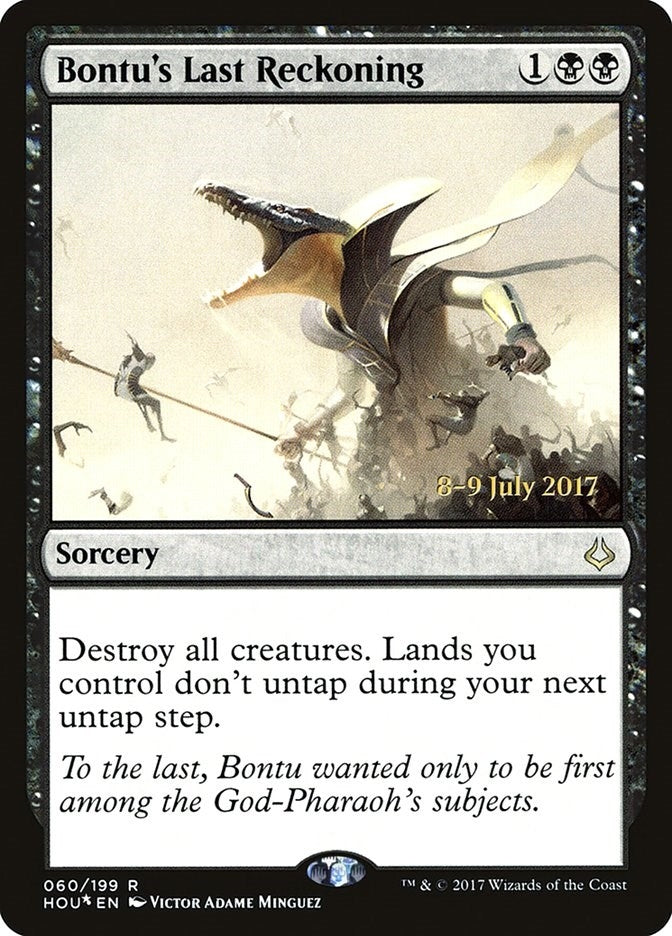 Bontu's Last Reckoning (60) [Prerelease Cards]
