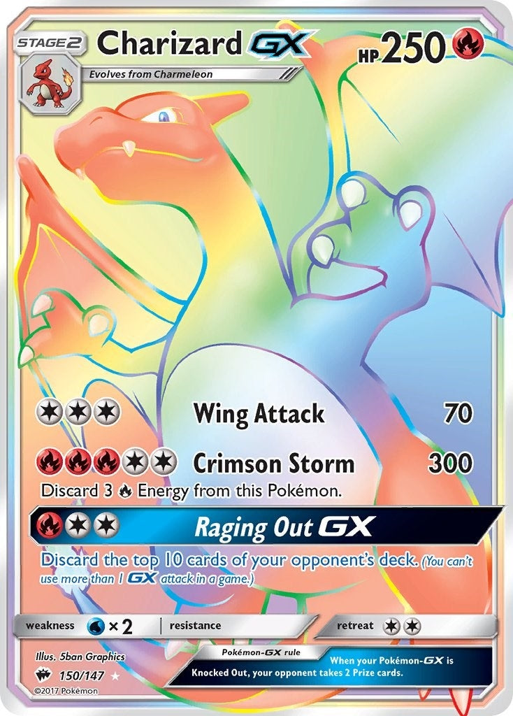 Image for Charizard GX (Secret) (150/147) [SM - Burning Shadows] - Pokemon