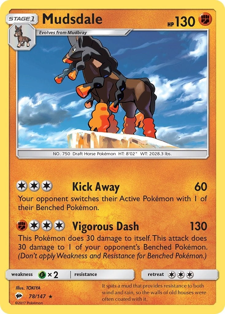 Image for Mudsdale (78/147) [SM - Burning Shadows] - Pokemon