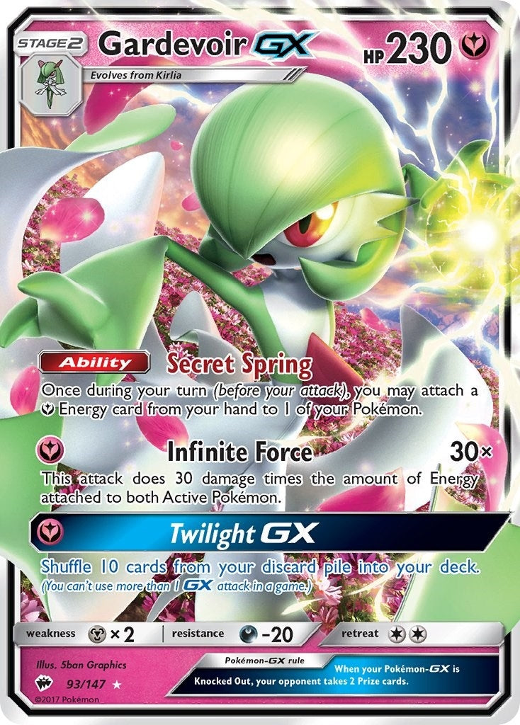 Image for Gardevoir GX (93/147) [SM - Burning Shadows] - Pokemon