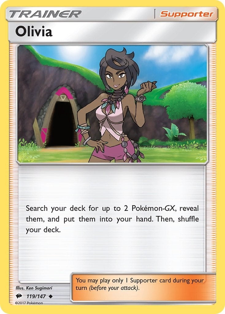 Image for Olivia (119/147) [SM - Burning Shadows] - Pokemon