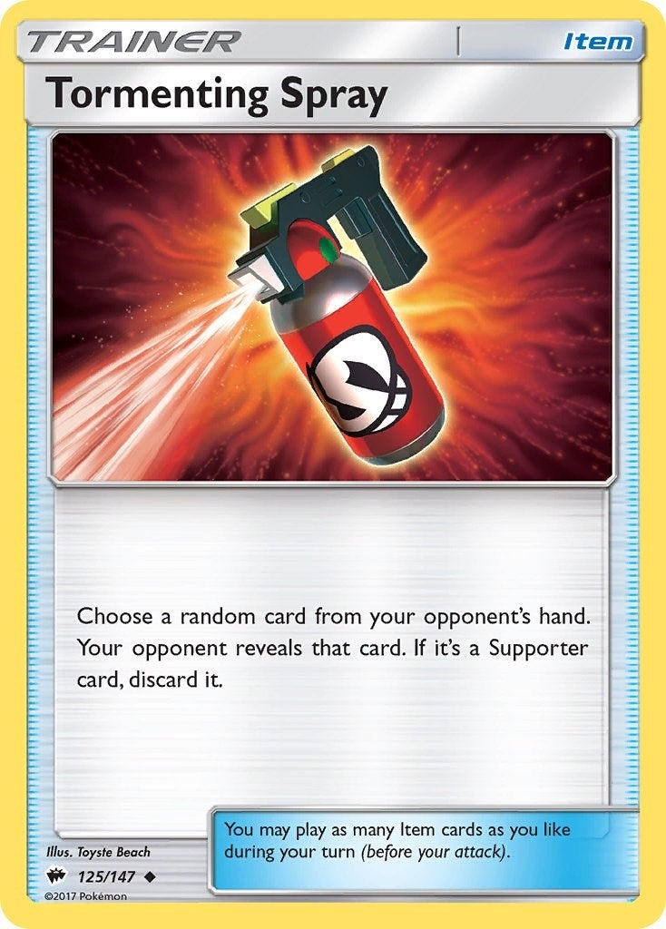 Image for Tormenting Spray (125/147) [SM - Burning Shadows] - Pokemon