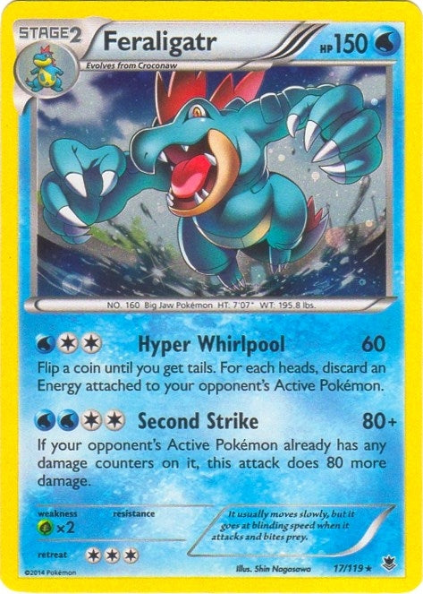 Image for Feraligatr - 17/119 (Cosmos Holo) (017/119) [Blister Exclusives] - Pokemon