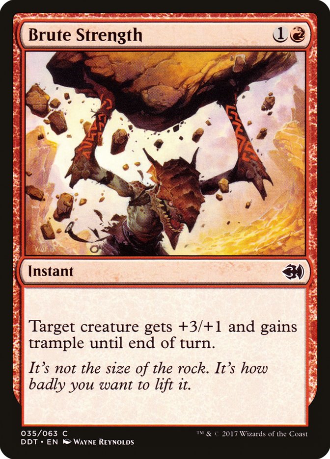 Brute Strength (35) [Merfolk vs. Goblins]