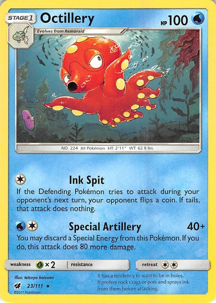 Image for Octillery (23/111) [SM - Crimson Invasion] - Pokemon