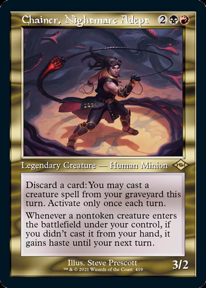 Chainer, Nightmare Adept (Retro Frame) (419) [Modern Horizons 2]