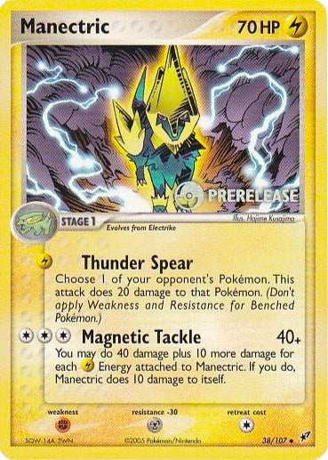 Image for Manectric - 38/107 (Prerelease) (38/107) [Nintendo Promos] - Pokemon