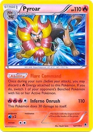 Image for Pyroar - 12/119 (Cosmos Holo) (012/119) [Blister Exclusives] - Pokemon
