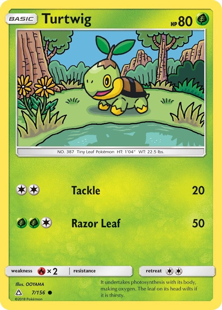 Image for Turtwig (7) (7/156) [SM - Ultra Prism] - Pokemon