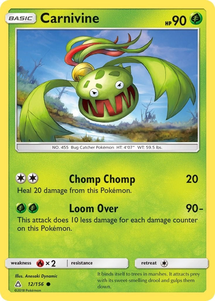 Image for Carnivine (12/156) [SM - Ultra Prism] - Pokemon