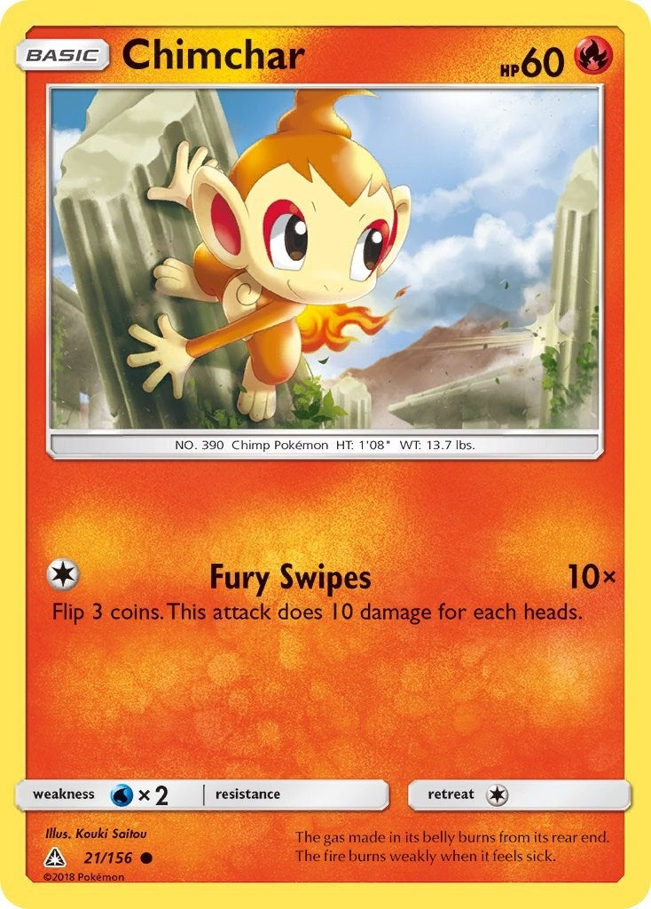 Image for Chimchar (21) (21/156) [SM - Ultra Prism] - Pokemon