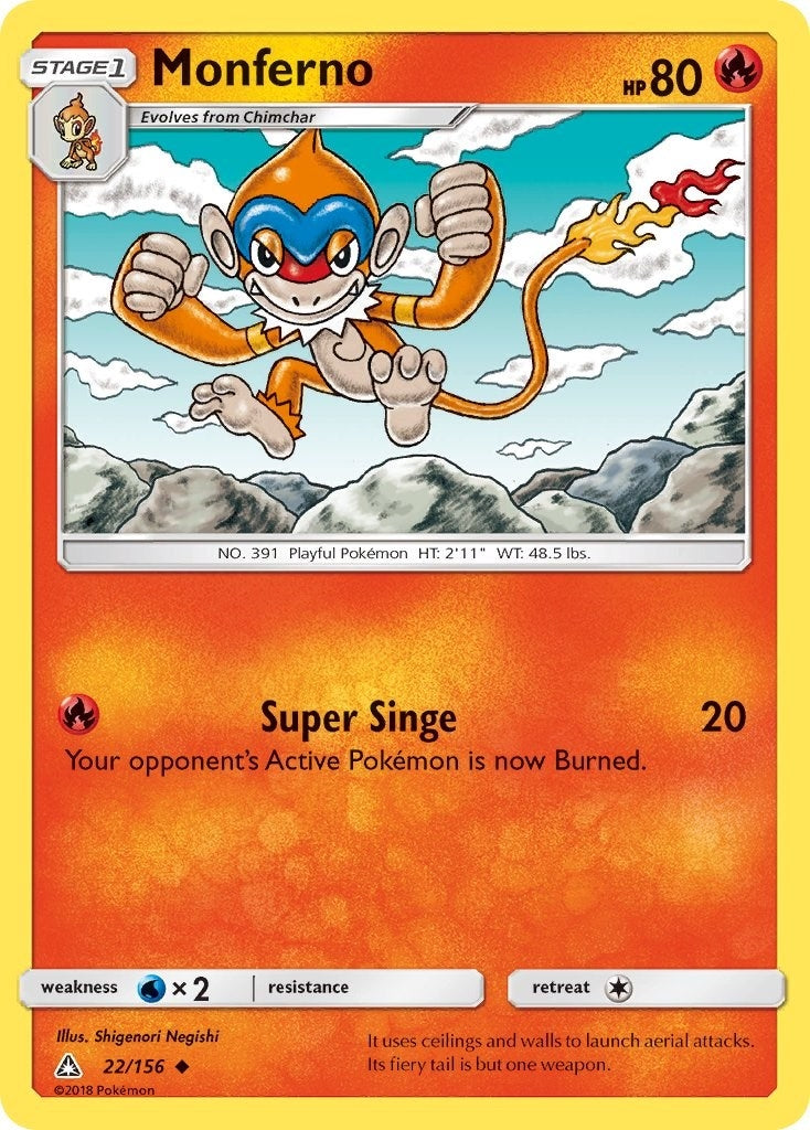 Image for Monferno (22/156) [SM - Ultra Prism] - Pokemon