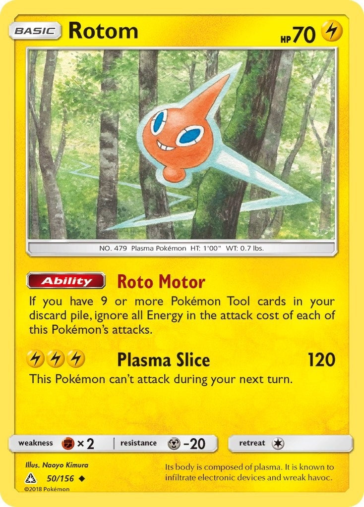 Image for Rotom (50/156) [SM - Ultra Prism] - Pokemon