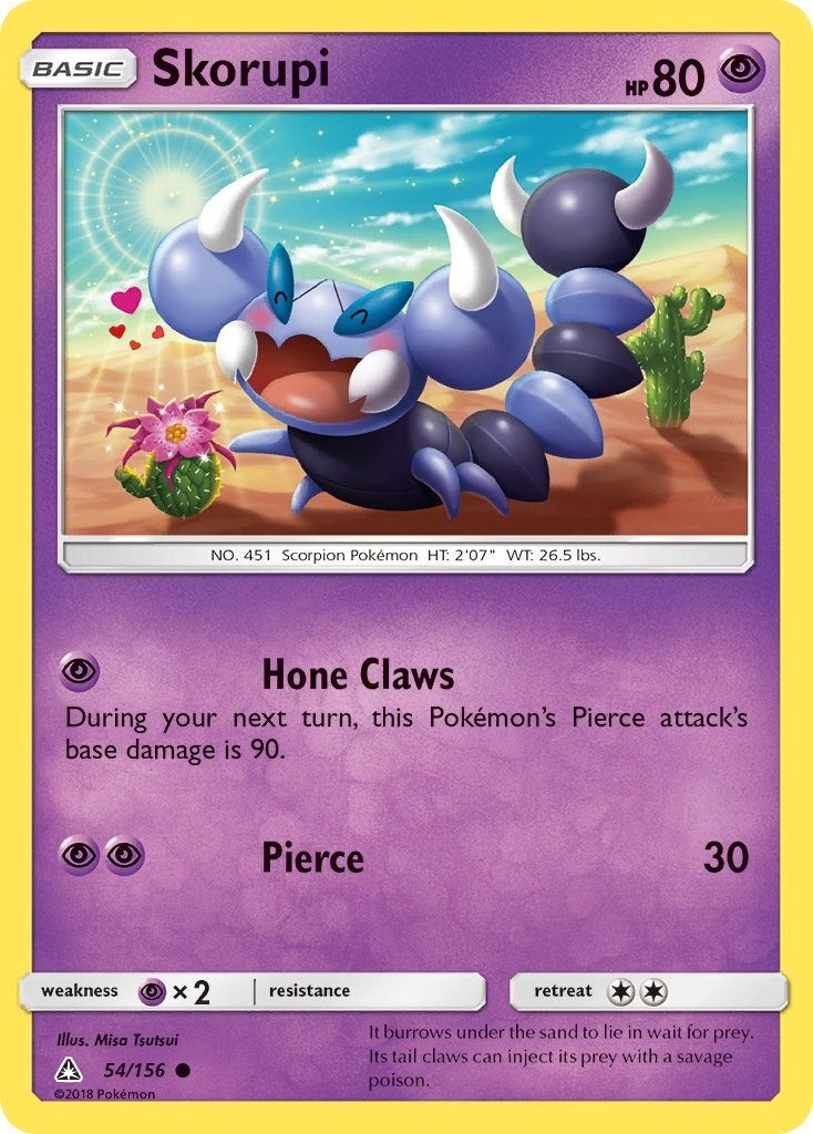 Image for Skorupi (54/156) [SM - Ultra Prism] - Pokemon