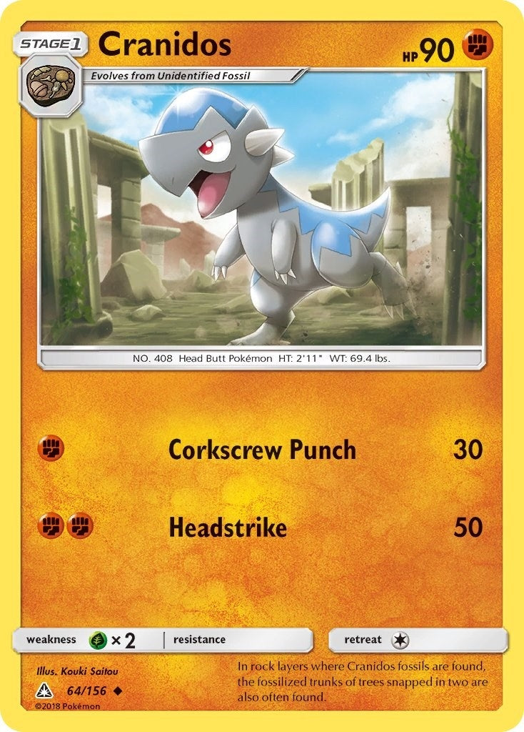Image for Cranidos (64/156) [SM - Ultra Prism] - Pokemon
