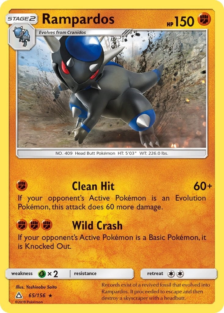 Image for Rampardos (65/156) [SM - Ultra Prism] - Pokemon