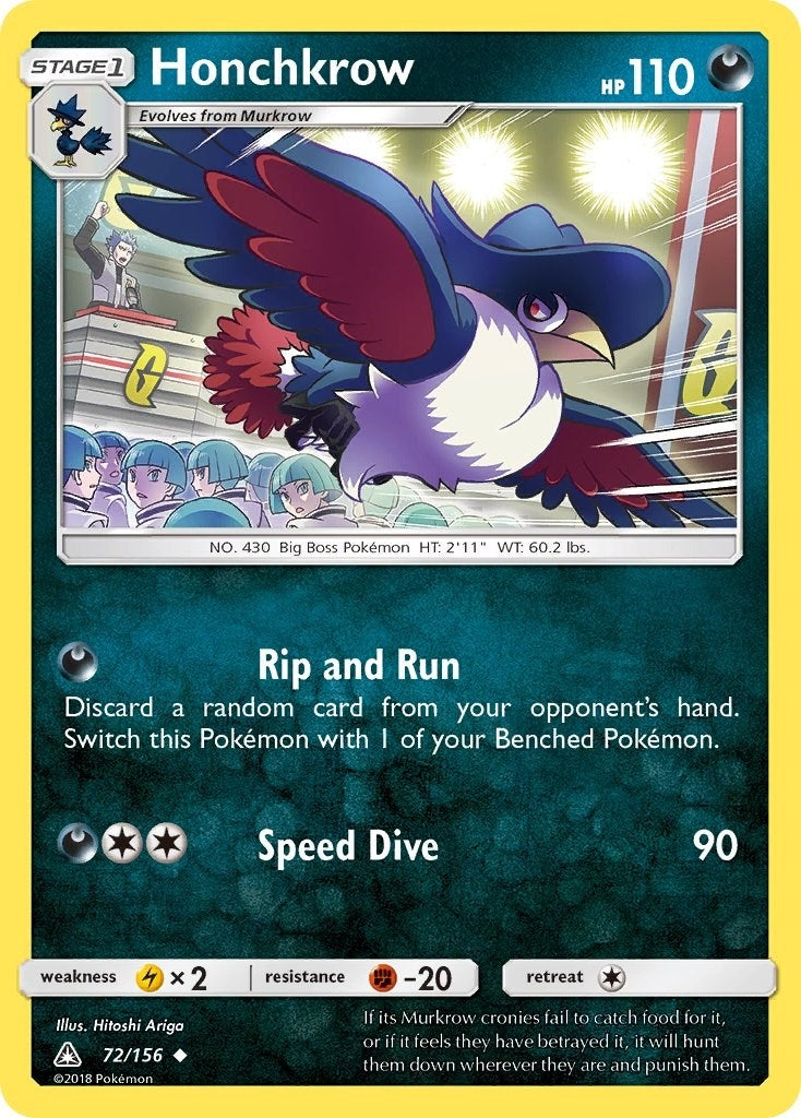Image for Honchkrow (72/156) [SM - Ultra Prism] - Pokemon
