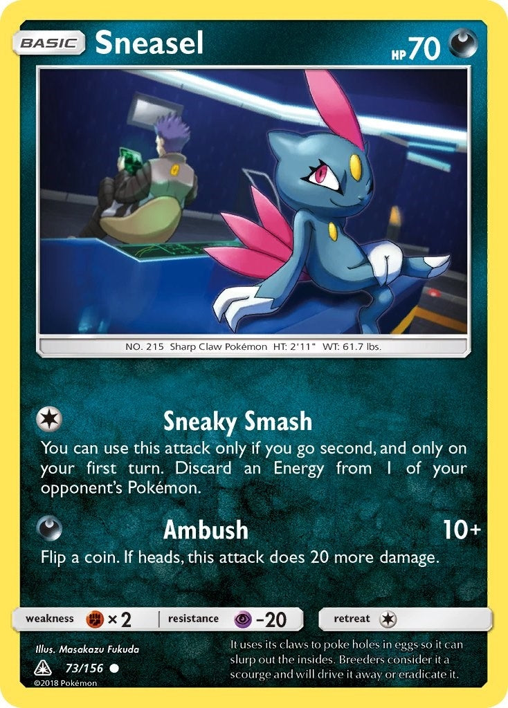 Image for Sneasel (73/156) [SM - Ultra Prism] - Pokemon
