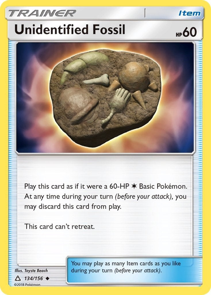 Image for Unidentified Fossil (134/156) [SM - Ultra Prism] - Pokemon