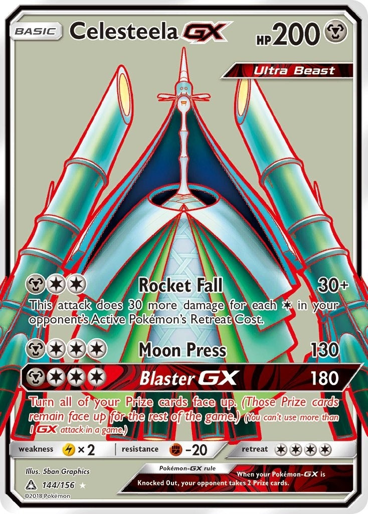 Image for Celesteela GX (Full Art) (144/156) [SM - Ultra Prism] - Pokemon