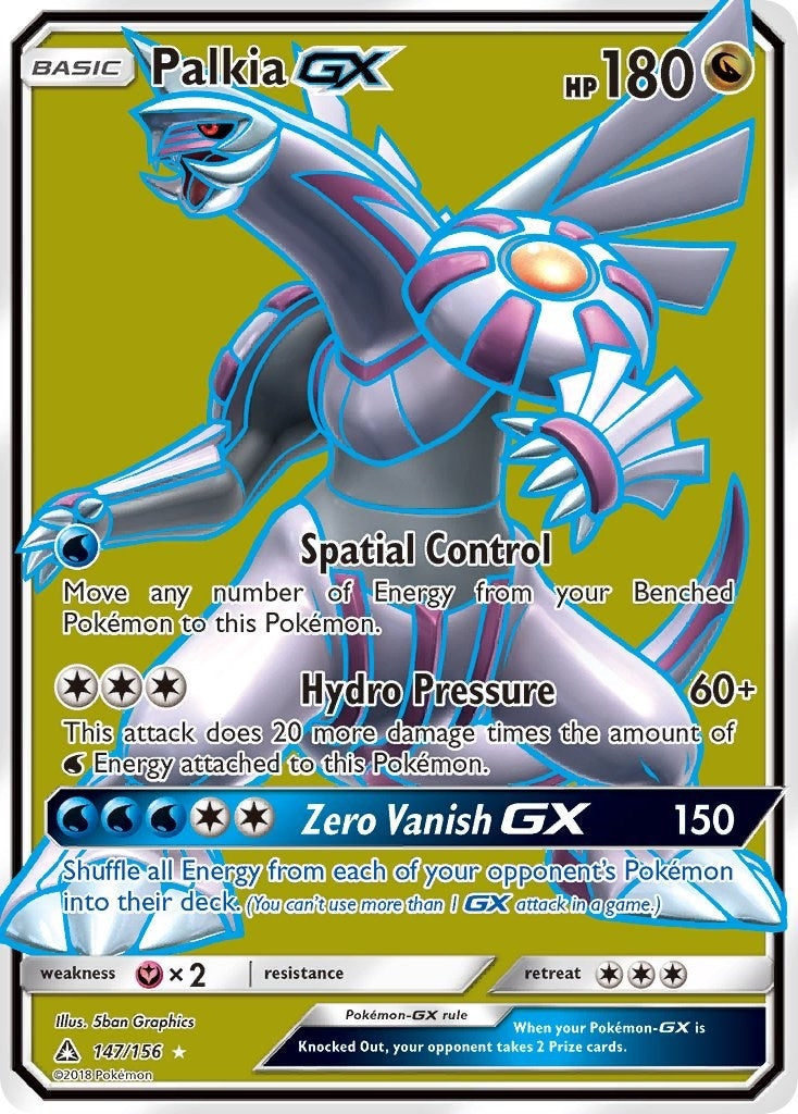 Image for Palkia GX (Full Art) (147/156) [SM - Ultra Prism] - Pokemon