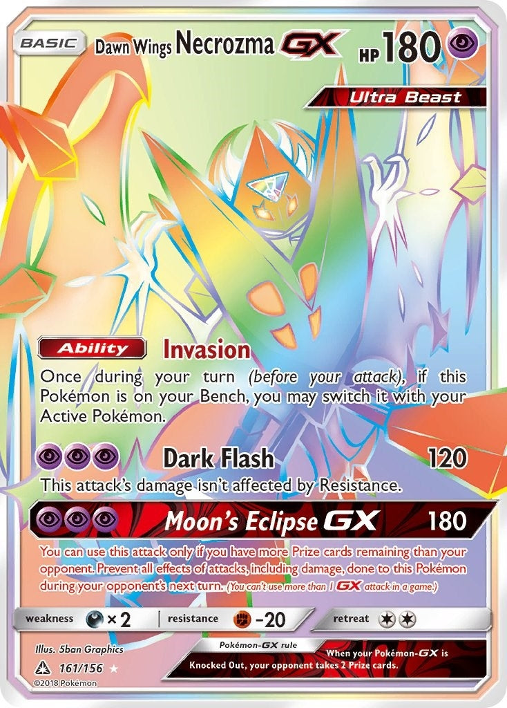Image for Dawn Wings Necrozma GX (Secret Rare) (161/156) [SM - Ultra Prism] - Pokemon