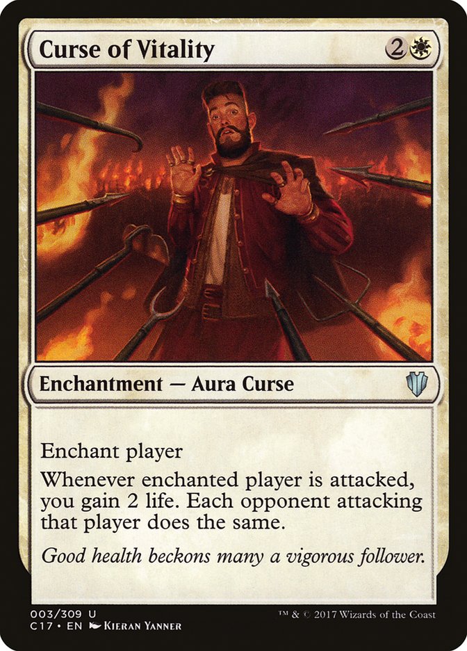 Curse of Vitality (3) [Commander 2017]