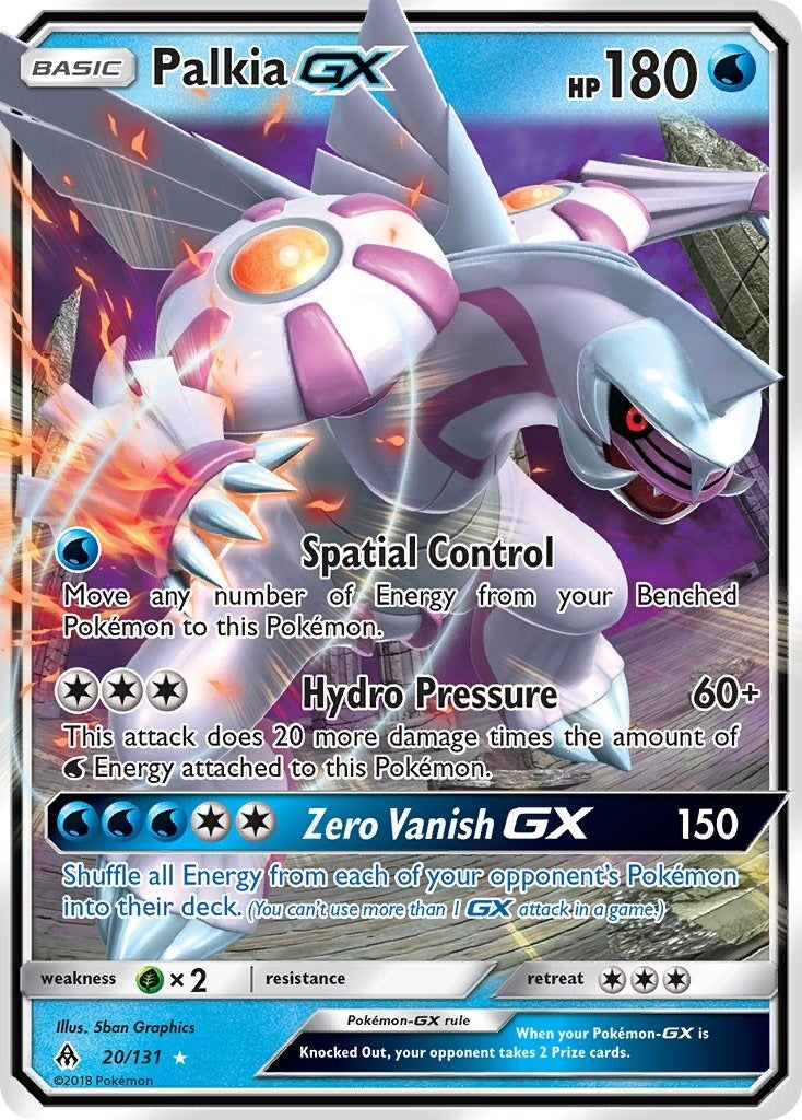 Image for Palkia GX (20/131) [SM - Forbidden Light] - Pokemon