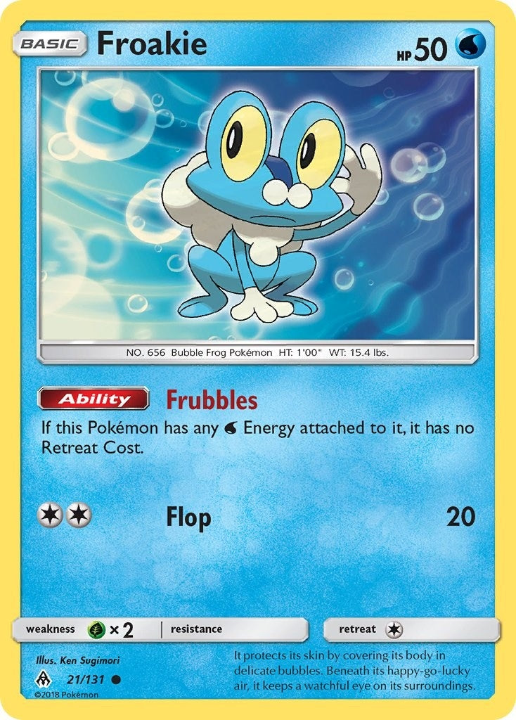 Image for Froakie (21) (21/131) [SM - Forbidden Light] - Pokemon