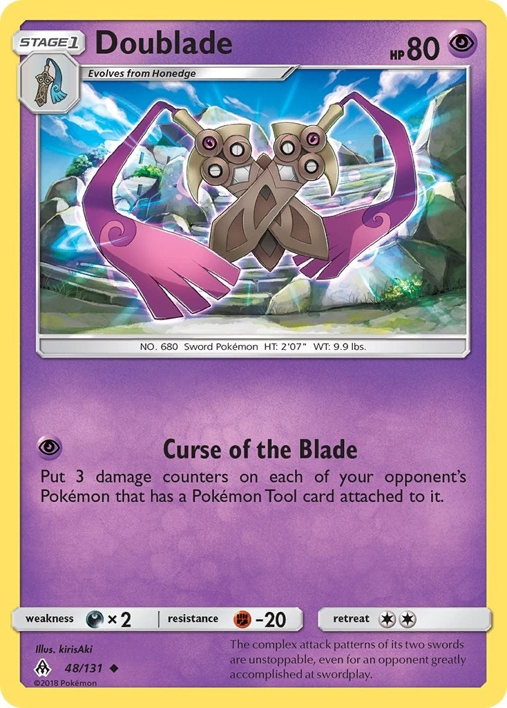 Image for Doublade (48/131) [SM - Forbidden Light] - Pokemon