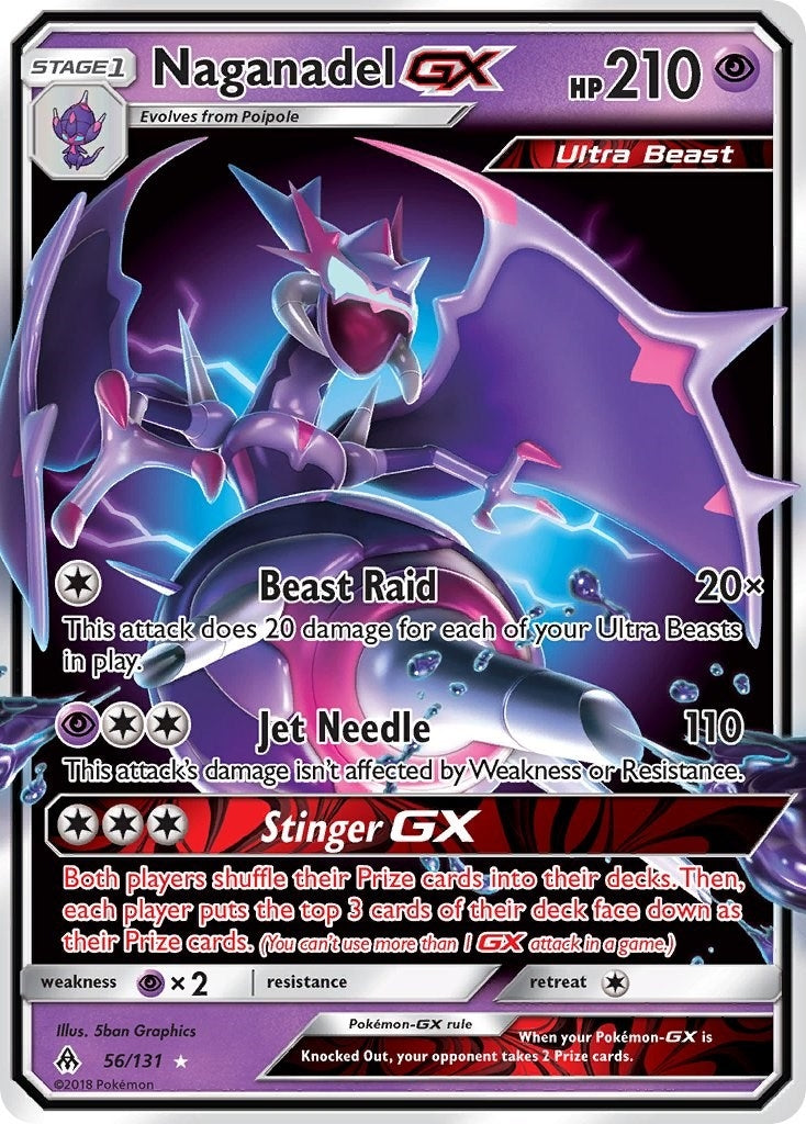 Image for Naganadel GX (56/131) [SM - Forbidden Light] - Pokemon