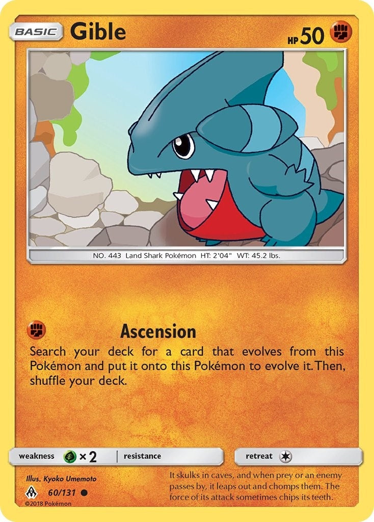 Image for Gible (60/131) [SM - Forbidden Light] - Pokemon