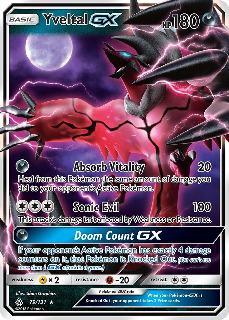 Image for Yveltal GX (79/131) [SM - Forbidden Light] - Pokemon