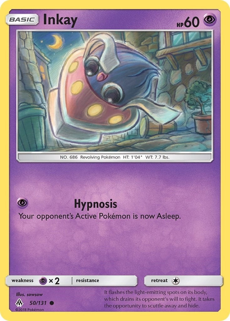 Image for Inkay (50/131) [SM - Forbidden Light] - Pokemon