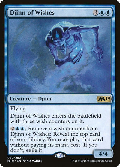 Djinn of Wishes (52) (Core Set 2019)
