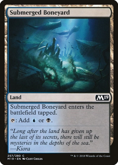 Submerged Boneyard (257) [Core Set 2019]