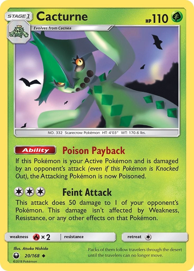 Image for Cacturne (20/168) [SM - Celestial Storm] - Pokemon