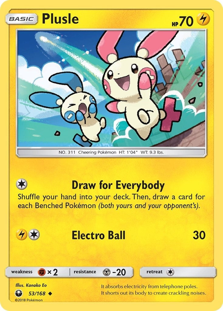 Image for Plusle (53/168) [SM - Celestial Storm] - Pokemon