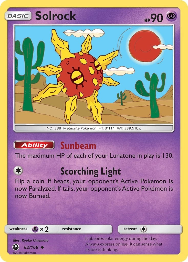 Image for Solrock (62/168) [SM - Celestial Storm] - Pokemon