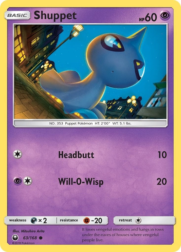 Image for Shuppet (63) (63/168) [SM - Celestial Storm] - Pokemon