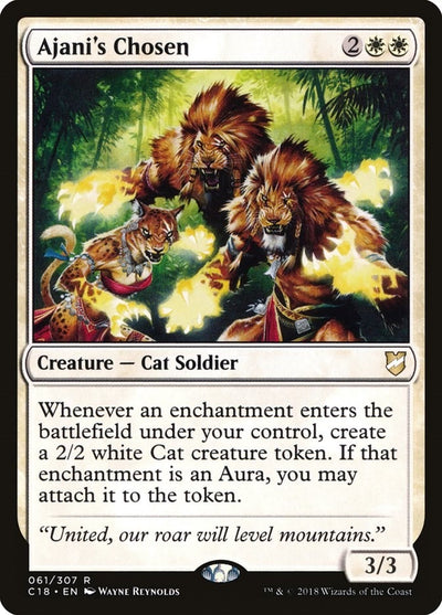 Ajani's Chosen (61) (Commander 2018)