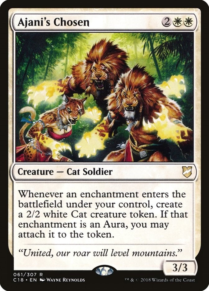 Ajani's Chosen (61) (Commander 2018)
