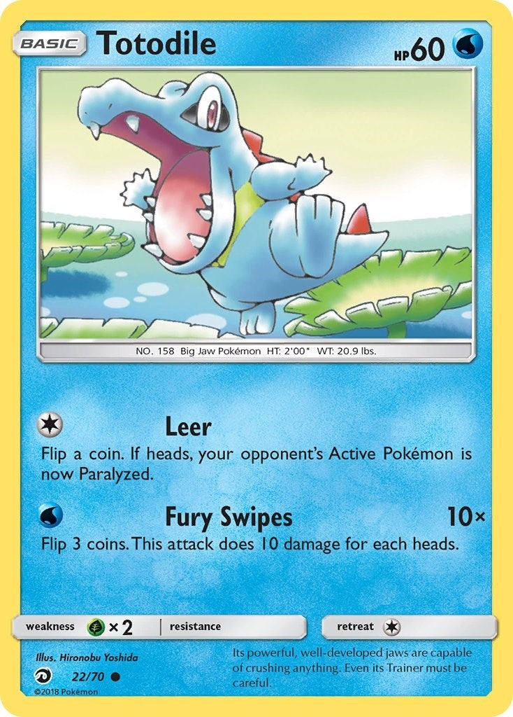 Image for Totodile (22/70) [Dragon Majesty] - Pokemon