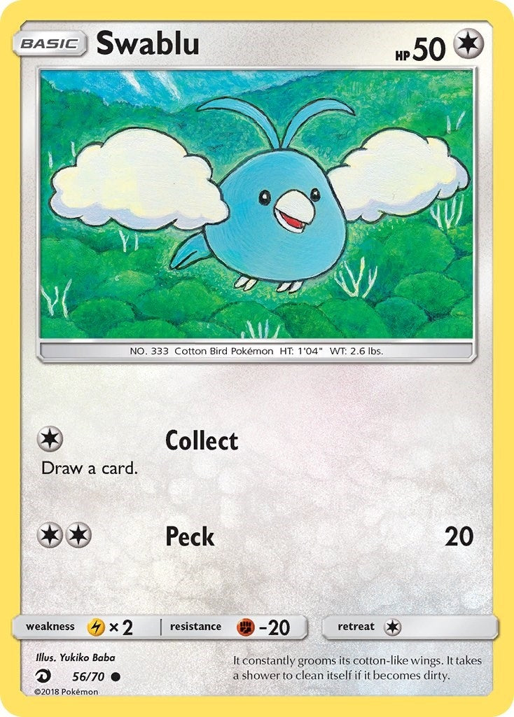Image for Swablu (56) (56/70) [Dragon Majesty] - Pokemon